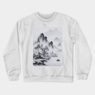 snow covered mountains Crewneck Sweatshirt